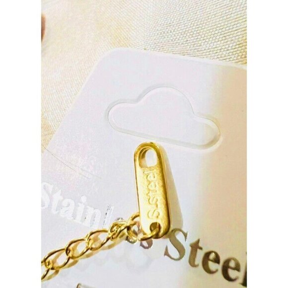 Gold Plated turquoise Herringbone necklace Snake Womens Jewelry Fishbone - Picture 12 of 12